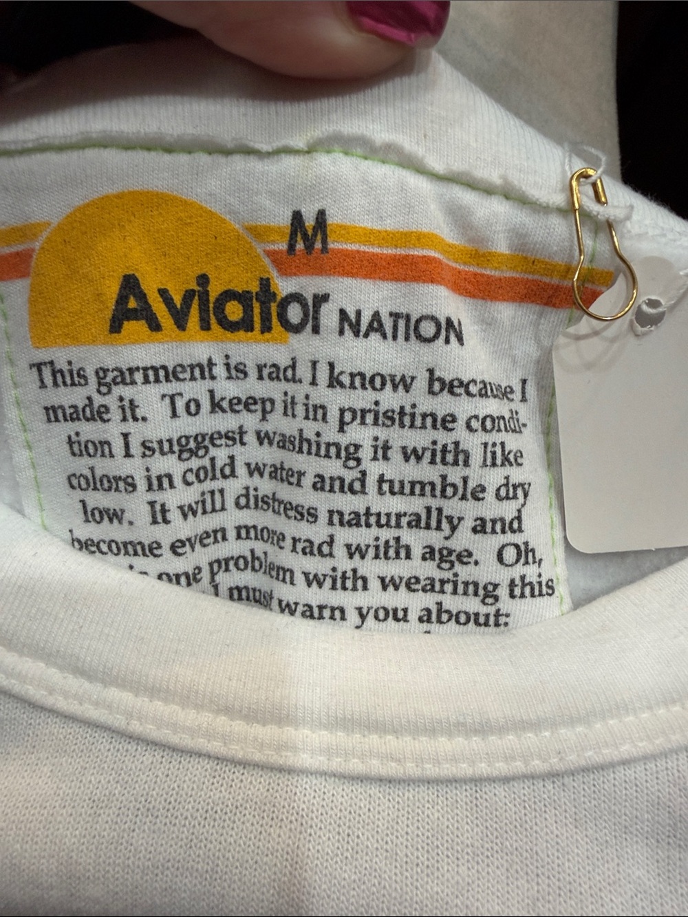 AVIATOR NATION | ✨NEW✨ Sweatshirt in White - Picture 5 of 5
